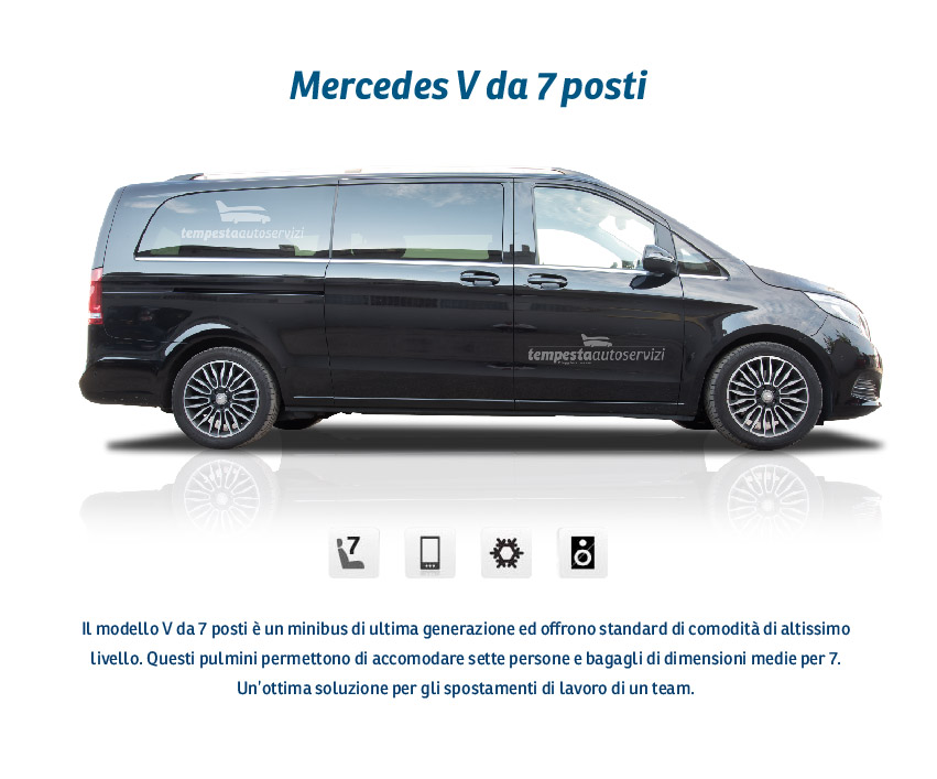 Autoservizi Tempesta mercedes 7 posti